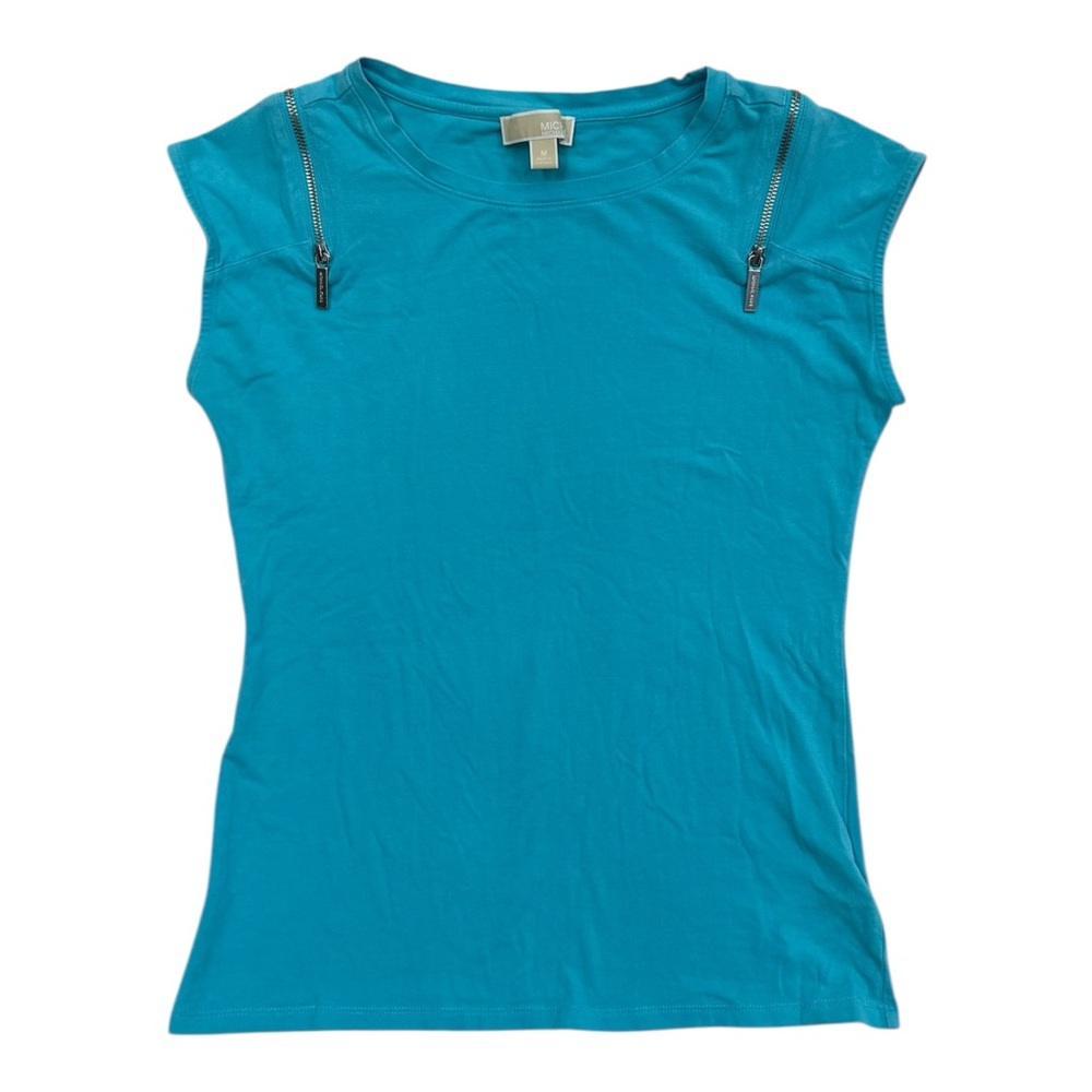 Michael Kors Blouse with Zipper Accents - Size Medium